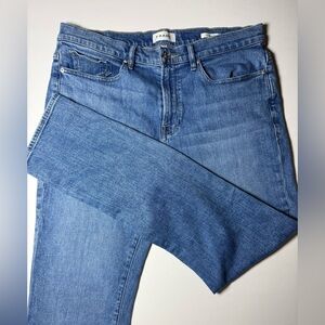 FRAME L’Homme Slim Jeans Size 36 Light wash slim fit Stretch Denim.
